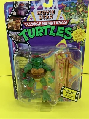 Figura Retro Playmates Teenage Mutant Ninja Turtles Estrella de Cine Raph Raphael Foto 1 de 4
