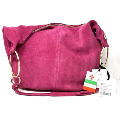 Bolso de Hombro Hobo Marlon Gamuza Slouchy XL Xbody ANILLOS DE ORO ROSA X-GRANDE Foto 1 de 4