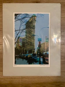 Limited Serigraph Flatiron Building NYC 17/100 Signed 2000 NY Cityscape - Picture 1 of 6
