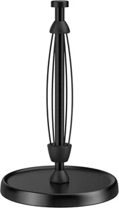 Paper Towel Holder Countertop, One-Handed Tear, Stainless Steel, Weighted Base, - Picture 1 of 12