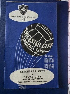 22/4/1964 League Cup Final 2nd Leg Programme, Leicester City v Stoke City L8 - Picture 1 of 7