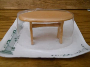 Dollhouse Miniature Wooden Side Coffee Table Handcrafted Finished Furniture NEW - Picture 1 of 2