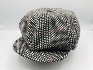Worth & Worth NYC Vintage Wollhut Gatsby Fischgrätmuster Größe Medium - Bild 1 von 14