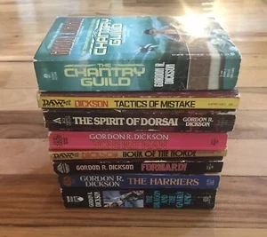 Lot Of 8 GORDON R. DICKSON SCIENCE FICTION BOOKS-pb Vintage - Picture 1 of 5