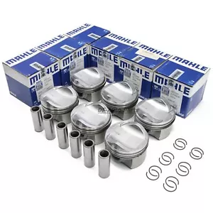 6x Pistons & Rings Set MAHLE OEM Φ84.51mm For AUDI S4 S5 A6 A7 A8 Q5 Q7 3.0 TFSI - Picture 1 of 6