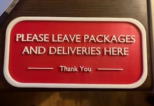 Deliveries Sign For Postman - Picture 1 of 1