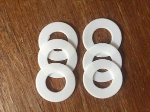 6 arandelas de arrastre rápido Shimano teflón PTFE Aerlex 10000 XTB XSB 2 carretes no carbono - Imagen 1 de 4