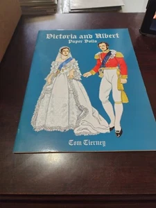 Victoria and Albert Paper Dolls by Tom Tierney, New and Uncut, Nice shape! - Picture 1 of 2