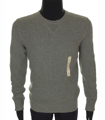 SUÉTER Pullover SONOMA Para Hombre PEQUEÑO Cuello Redondo Punto Gofre GRIS con PARCHE EN EL CODO Foto 1 de 4