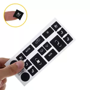 A/C Dash Button Repair Sticker Car Accessories For 2007-2014 Cadillac Escalade - Picture 1 of 3