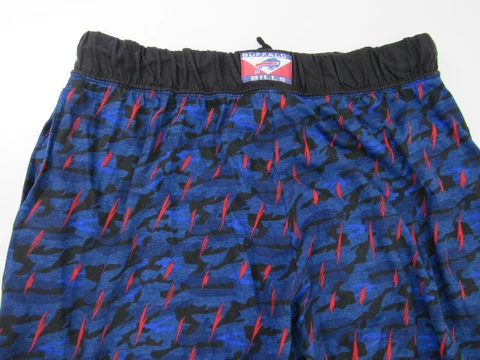 Vintage Buffalo Bills Concept Sports Pants Drawstring XL Blue Camo Lounge Zubaz Cover