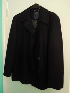 Nautica Peacoat Coat Jacket Navy Men's XL Anchor Buttons Wool Blend Winter - Picture 1 of 10