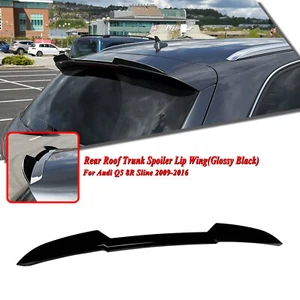 Rear Trunk Roof Spoiler Wing Body Kit For Audi Q5 8R Sline 2009-2016 2013 Black - Picture 1 of 9