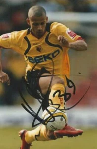 WATFORD: LIONEL AINSWORTH SIGNED 6x4 ACTION PHOTO+COA - Picture 1 of 1