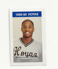 1989-90 Hoyas Kids & Cops Police Set #11 Alonzo Mourning RC Rookie HOF