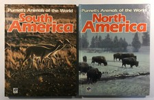 Purnell's Animals of the World x2 Books North America and South America H/C 1985