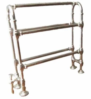 Bambole Casa Metallo Curvo Doppio Portasciugamani Kit Miniatura 1:12 Può Essere - Immagine 1 di 4