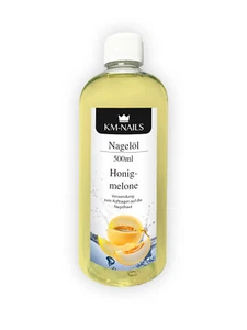 500 ml KM-Nails aceite de uñas dirección de fragancia melón sin parafina ideal como regalo - Imagen 1 de 1