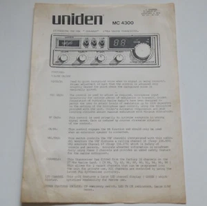 DEALER SALES & AD SHEET*UNIDEN SEA-WASP MC-4300* HF/VHF MARINE RADIO TRANSCEIVER - Photo 1/8
