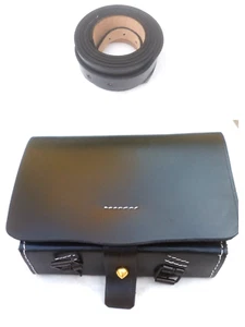 Cartridge Box US Civil War Springfield or Enfield .58 Musket Rifle Sling & Tin - Picture 1 of 14