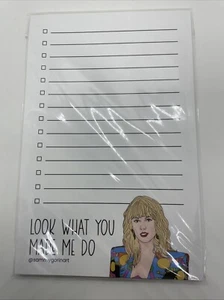 Taylor Swift Look What You Made Me Do 50-Sheet Notepad - 5.5”x8.5” - Sammy Gorin - Picture 1 of 5