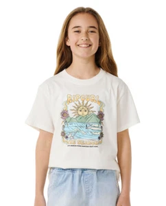 Rip Curl Hibiscus Heat Art SS Tee Girls - Picture 1 of 4