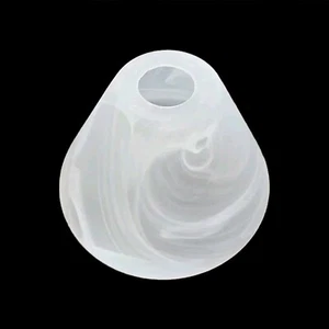 Lampenschirm E27 Ersatzglas Alabaster Weiß Glocke Lampen Glas Ø210mm Höhe 150mm  - Bild 1 von 9