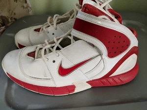 Figura Doble Nike Air 311904-161 Blanco Varsity Rojo-Metálico Plata Talla 12 2005 - Imagen 1 de 8