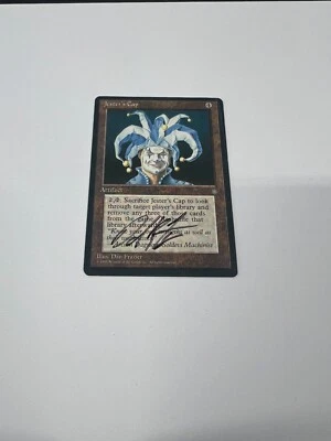 Jester's Cap Ice Age Signed Autograph Dan Frazier - Image 1 of 2