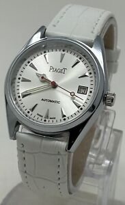 Vintage Swiss Made Piaget Automatic Date 25 J Men’s Wrist Watch