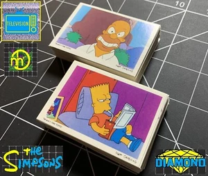 1990 Diamond Simpsons Sticker Cards - Complete Set of 150 - Picture 1 of 21