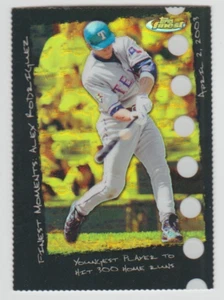 ALEX RODRIGUEZ 2005 Topps Finest A-Rod Moments GOLD REFRACTOR #FAM29 SP #080/190 - Picture 1 of 2