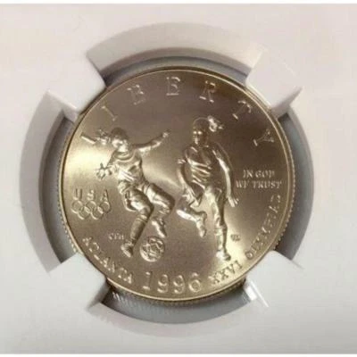 1996 S Soccer Half Dollar NGC MS70 ***Rev Tye's Coin Stache*** #000389 - Image 1 of 4