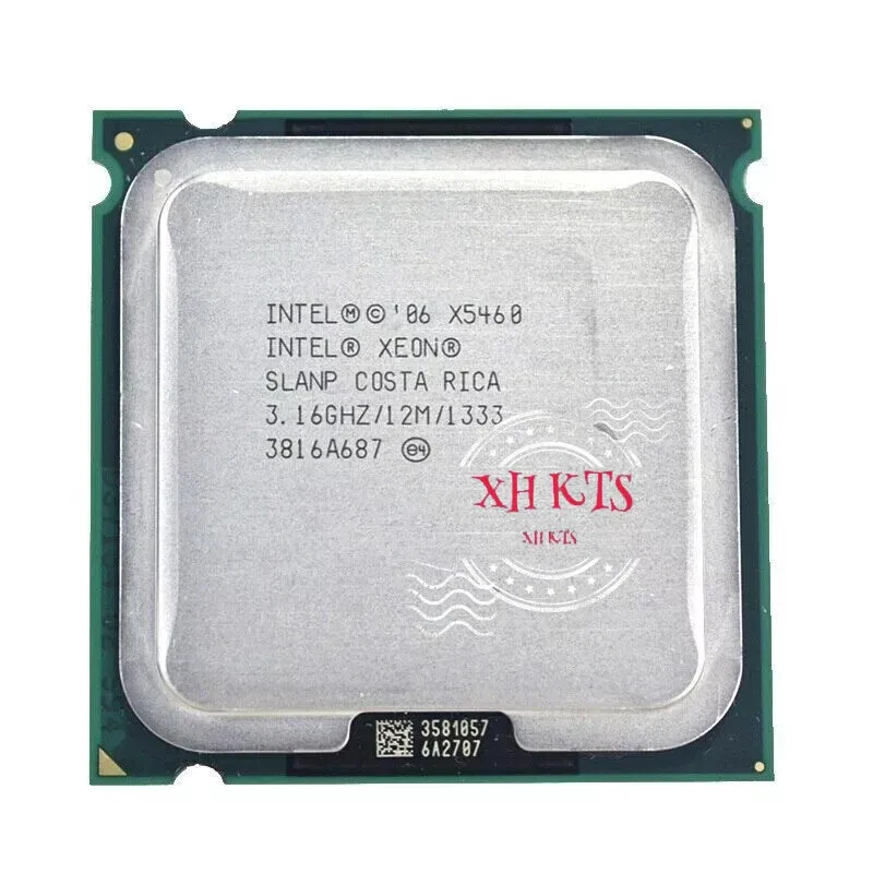 Intel Xeon X5460 CPU 3.16GHz/12M/1333 SLBBA SLANP Quad Core LGA771 Processor - Image 1 of 3