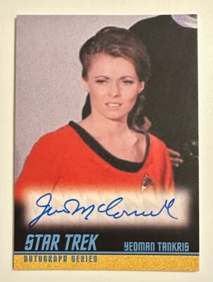 STAR TREK : JUDITH McCONNELL YEOMAN TANKRIS 2009 AUTO CARD A243 WOLF IN THE FOLD - Image 1 of 2