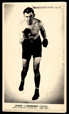 1940-70 Boxing News Photos #17 James Braddock VG - Image 1 of 2