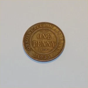 1935 Australian Penny KGV - Picture 1 of 2