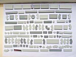 LEGO 115 GREY TILES SPARE PARTS JOB LOT BUNDLE - Picture 1 of 4