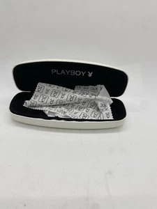 Playboy Sonnenbrille Brillenetui weiß Hartschale mit Gläserreiniger - Bild 1 von 20