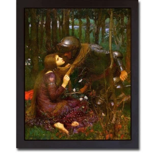 Floater-Framed Lady without Pity by Waterhouse Canvas Giclee Art (26 in x 20 in) - Picture 1 of 1
