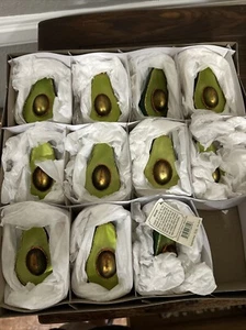 Old World Christmas Glass Blown Ornament, Avocado (With OWC Gift Box) - Picture 1 of 4