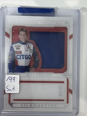 JEFF BURTON 2022 Panini National Treasures Racing Silhouettes  /99 NASCAR S-JB - Image 1 of 2