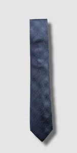$55 Alfani Men Blue Polka Dot Silk Tie Classic Skinny Slim Necktie 57 X 2.75 - Picture 1 of 1