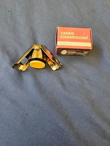 Vintage Collectible 1980s Korbel Metal Champagne Stopper Made in Italy E.B.Italy - Picture 1 of 11