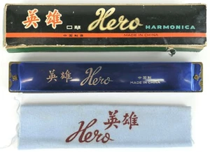 HERO HARMONICA - VINTAGE - MADE IN CHINA - Foto 1 di 3