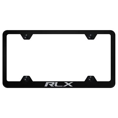 Marco de matrícula de cuerpo ancho con logotipo grabado láser Acura RLX Foto 1 de 3