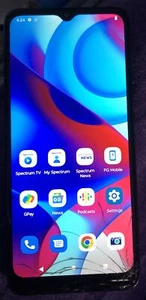[BROKEN] Motorola MOTO G Pure (Unknown) Gray Smart Phone Cracked Glass - Picture 1 of 2