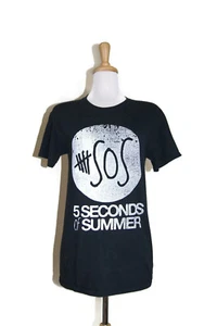 5 SECONDS OF SUMMER T-SHIRT Sz Small FIVE 5 SOS BAND - Picture 1 of 4