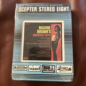 NOS SEALED NEW Maxine Brown’s Greatest Hits 8-Track Cartridge Scepter Stereo - Picture 1 of 2