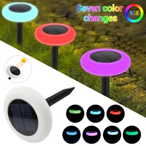 2PCS Solar LED Light Lawn Yard Lanscape Color Changing Lamp Outdoor Waterproof - Picture 1 of 12